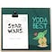 Open Road Brands Disney Star Wars Yoda Best Wood Photo Clip Frame for 5x7 Picture Cute Star Wars Decoration Great Gift Idea