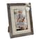 Sapowerntus 4x6 Rustic Picture Frames Wood Farmhouse Cute Heart Love Solid Wooden Photo Frame Lace Bow Boho Wall Decor Hanging Tabletop Mother Grandma Family Wedding Gift