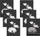Americanflat Front Loading 85x11 Picture Frame with ShatterResistant Glass Set of 6 Metropolitan Collection Photo Frame for Tabletop and Wall Display Black