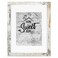 Califortree Rustic White 11x14 Picture Frame Display Photos 8x10 with Mat or 11x14 Without Mat HD Glass Inside Display for Wall