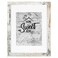 Califortree Rustic White 11x14 Picture Frame Display Photos 8x10 with Mat or 11x14 Without Mat HD Glass Inside Display for Wall