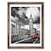 IkaLede 12x16 Picture Frames Distressed Brown Display 11x14 Pictures with Mat or 12x16 Photos without Mat Rustic Solid Wood Grain Picture Frame Wall Art for Living Room Wall Mounting Decor