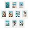upsimples 4x6 Picture Frame Set of 10 Display Pictures 35x5 with Mat or 4x6 Without Multi Photo Frames Collage for Wall or Tabletop Display White