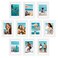 upsimples 4x6 Picture Frame Set of 10 Display Pictures 35x5 with Mat or 4x6 Without Multi Photo Frames Collage for Wall or Tabletop Display White