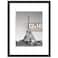 upsimples 12x16 Picture Frame Display Pictures 85x11 with Mat or 12x16 Without Mat Wall Hanging Photo Frame Black 1 Pack
