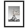 upsimples 9x12 Picture Frame Display Pictures 6x8 with Mat or 9x12 Without Wall Hanging Photo Frames Black 1 Pack