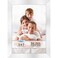 Icona Bay 5x7 Silver Picture Frame Modern Style Engineered Wood Frame Table Top or Wall Mount Bliss Collection