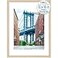 Icona Bay 12x16 Light Oak Picture Frame Fits 11x15 Photos with Mat to 9x12 Image Modern Style Engineered Wood Poster Frame Wall Mount Only Bliss Collection