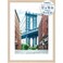 Icona Bay 12x16 Light Oak Picture Frame Fits 11x15 Photos with Mat to 9x12 Image Modern Style Engineered Wood Poster Frame Wall Mount Only Bliss Collection