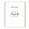 HAUS AND HUES White Oak Wood 11x14 Picture Frame Modern Wood Wall Art Display Lightweight White 11x14 Frame ReadytoHang Vertically Horizontally for Art Prints Photos Posters
