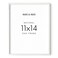 HAUS AND HUES White Oak Wood 11x14 Picture Frame Modern Wood Wall Art Display Lightweight White 11x14 Frame ReadytoHang Vertically Horizontally for Art Prints Photos Posters
