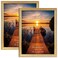 Edenseelake 18x24 Picture Frames Set of 2 Vintage Gold 18 x 24 Poster Frame for Wall Hanging Vertical and Horizontal
