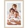 Icona Bay 11x17 Light Oak Picture Frame Fits 10x16 Photos with Mat to 9x14 Image Modern Style Engineered Wood Poster Frame Wall Mount Only Bliss Collection