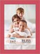 Icona Bay 5x7 Red Picture Frame Modern Style Engineered Wood Frame Table Top or Wall Mount Bliss Collection