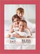 Icona Bay 5x7 Red Picture Frame Modern Style Engineered Wood Frame Table Top or Wall Mount Bliss Collection
