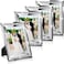 Bucherry 4 Pack 5x7 Silver Picture Frame Crystal Wedding Picture Frames Mirrored Sparkle Glass Photo Frame Christmas Glitter Silver Photo Frames for Tabletop Display Home Wedding