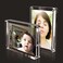 Vowcarol Acrylic Picture Frames 25x35 inches Small Picture Frame Magnetic Photo Display Holder Desktop Frameless Picture Display Wallet Size Picture Frames 2x3