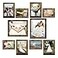 xnlkros Picture Frame Set 10 pack Farmhouse Photo Frames Gallery Wall Frame Collage with Two 8x10 Four 5x7 Four 4x6 Photo Frame set in 3 Different Finishes Picture Frames For Wall or DeskRustic Brown