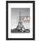 upsimples A4 Picture Frame Display Pictures 6x8 with Mat or 83 x 117 Without Wall Hanging Photo Frames Black 1 Pack