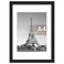 upsimples A4 Picture Frame Display Pictures 6x8 with Mat or 83 x 117 Without Wall Hanging Photo Frames Black 1 Pack