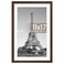 upsimples 11x17 Picture Frame Display Pictures 9x15 with Mat or 11 x 17 Without Wall Hanging Poster Frames Brown 1 Pack