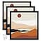 ijuerybai Black 8x8 Picture Frame Set of 3 High Transparent Frame for 8 By 8 Square Photo Collage Canvas Poster Size Wall Mount and Tabletop Horizontally Vertically Black 8 x 8 inches
