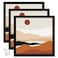 ijuerybai Black 8x8 Picture Frame Set of 3 High Transparent Frame for 8 By 8 Square Photo Collage Canvas Poster Size Wall Mount and Tabletop Horizontally Vertically Black 8 x 8 inches