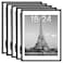 upsimples 18x24 Picture Frame Set of 5 Display Pictures 16x20 with Mat or 18 x 24 Without Wall Gallery Poster Frames Black