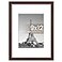 upsimples 9x12 Picture Frame Display Pictures 6x8 with Mat or 9 x 12 Without Wall Hanging Photo Frames Brown 1 Pack