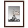 upsimples 9x12 Picture Frame Display Pictures 6x8 with Mat or 9 x 12 Without Wall Hanging Photo Frames Brown 1 Pack