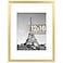 upsimples 12x16 Picture Frame Display Pictures 85x11 with Mat or 12x16 Without Mat Wall Hanging Photo Frame Gold 1 Pack