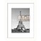 upsimples 85 By 11 Picture Frame Display Pictures 6x8 with Mat or 85 x 11 Without Wall Hanging Photo Frames White 1 Pack