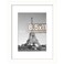 upsimples 85 By 11 Picture Frame Display Pictures 6x8 with Mat or 85 x 11 Without Wall Hanging Photo Frames White 1 Pack