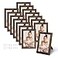 Edenseelake 4x6 Picture Frame Set of 15 Rustic Brown Wood Photo Frame 4 by 6 for Wall or Tabletop Display
