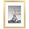 upsimples 85 By 11 Picture Frame Display Pictures 6x8 with Mat or 85 x 11 Without Wall Hanging Photo Frames Gold 1 Pack