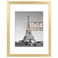upsimples 11x14 Picture Frame Display Pictures 8x10 with Mat or 11x14 Without Mat Wall Hanging Photo Frame Gold 1 Pack
