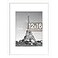 upsimples 12x16 Picture Frame Display Pictures 85x11 with Mat or 12x16 Without Mat Wall Hanging Photo Frame White 1 Pack
