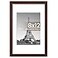 upsimples 8x12 Picture Frame Display Pictures 6x8 with Mat or 8 x 12 Without Wall Hanging Photo Frames Brown 1 Pack
