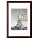 upsimples 8x12 Picture Frame Display Pictures 6x8 with Mat or 8 x 12 Without Wall Hanging Photo Frames Brown 1 Pack