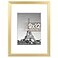 upsimples 9x12 Picture Frame Display Pictures 6x8 with Mat or 9 x 12 Without Wall Hanging Photo Frames Gold 1 Pack