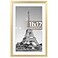 upsimples 11x17 Picture Frame Display Pictures 9x15 with Mat or 11 x 17 Without Wall Hanging Poster Frames Gold 1 Pack