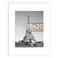 upsimples 16x20 Picture Frame Display Pictures 11x14 with Mat or 16 x 20 Without Wall Hanging Poster Frame White 1 Pack