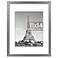 upsimples 11x14 Picture Frame Display Pictures 8x10 with Mat or 11 x 14 Without Wall Hanging Photo Frames Metallic Gray 1 Pack