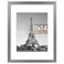 upsimples 11x14 Picture Frame Display Pictures 8x10 with Mat or 11 x 14 Without Wall Hanging Photo Frames Metallic Gray 1 Pack