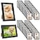 YOUKE OLA Set of 50 Picture Frame Bulk Photo Frames Wall Mounting Simple Photo Frames Multi Picture Frames for Wall or Tabletop Black