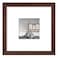 upsimples 8x8 Picture Frame Display Pictures 4x4 with Mat or 8 x 8 Without Wall Hanging Photo Frames Brown 1 Pack