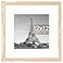 upsimples 12x12 Picture Frame Display Pictures 8x8 with Mat or 12 x 12 Without Wall Hanging Square Frames Natural Style 1 Pack