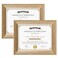 Edenseelake 85 x 11 Picture Frames Set of 2 Vintage Gold 85 x 11 Diploma Certificate Frame for Tabletop or Wall Display