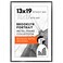 Americanflat 13x19 Metal Picture Frame with Tempered Glass Use as 11x17 Frame with Mat or Display 13x19 Photo Without Mat Brooklyn Collection Picture Frames for Wall Display Black