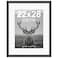 Americanflat 22x28 Poster Frame Black Engineered Wood with Polished Plexiglass Matted to 18x24 Photo Size Hudson Collection Wide Picture Frame for Wall Display Black